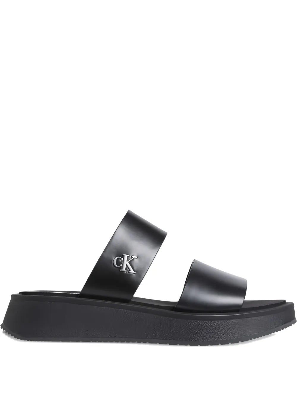 Calvin Klein Jeans  double-strap platform flat sandals