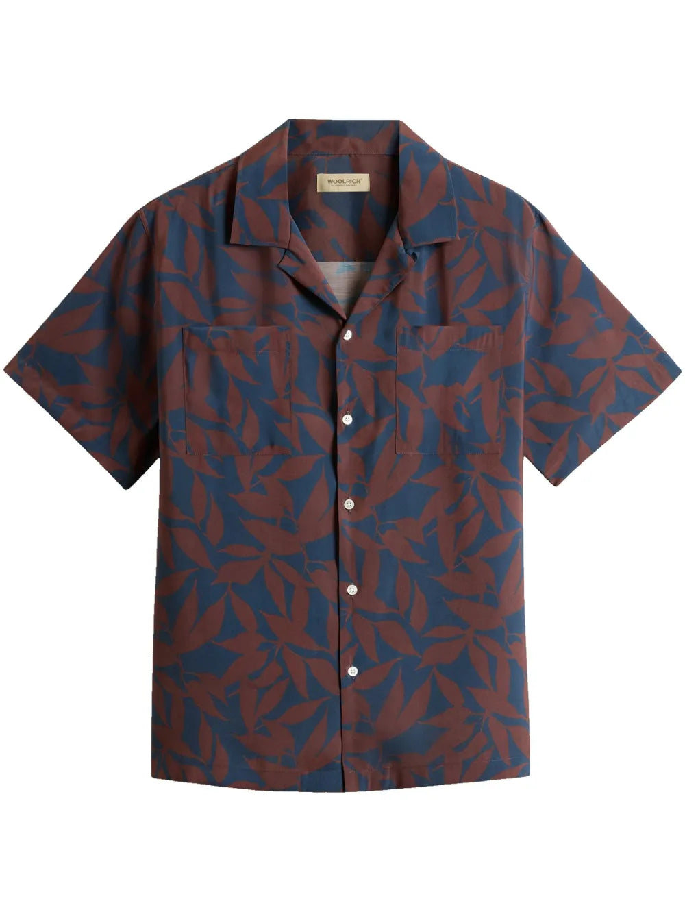 Woolrich  leaf-print short-sleeve shirt