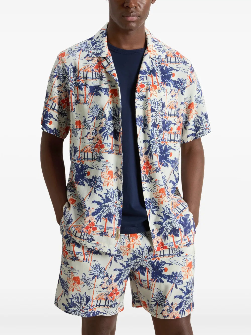 Woolrich graphic-print shirt