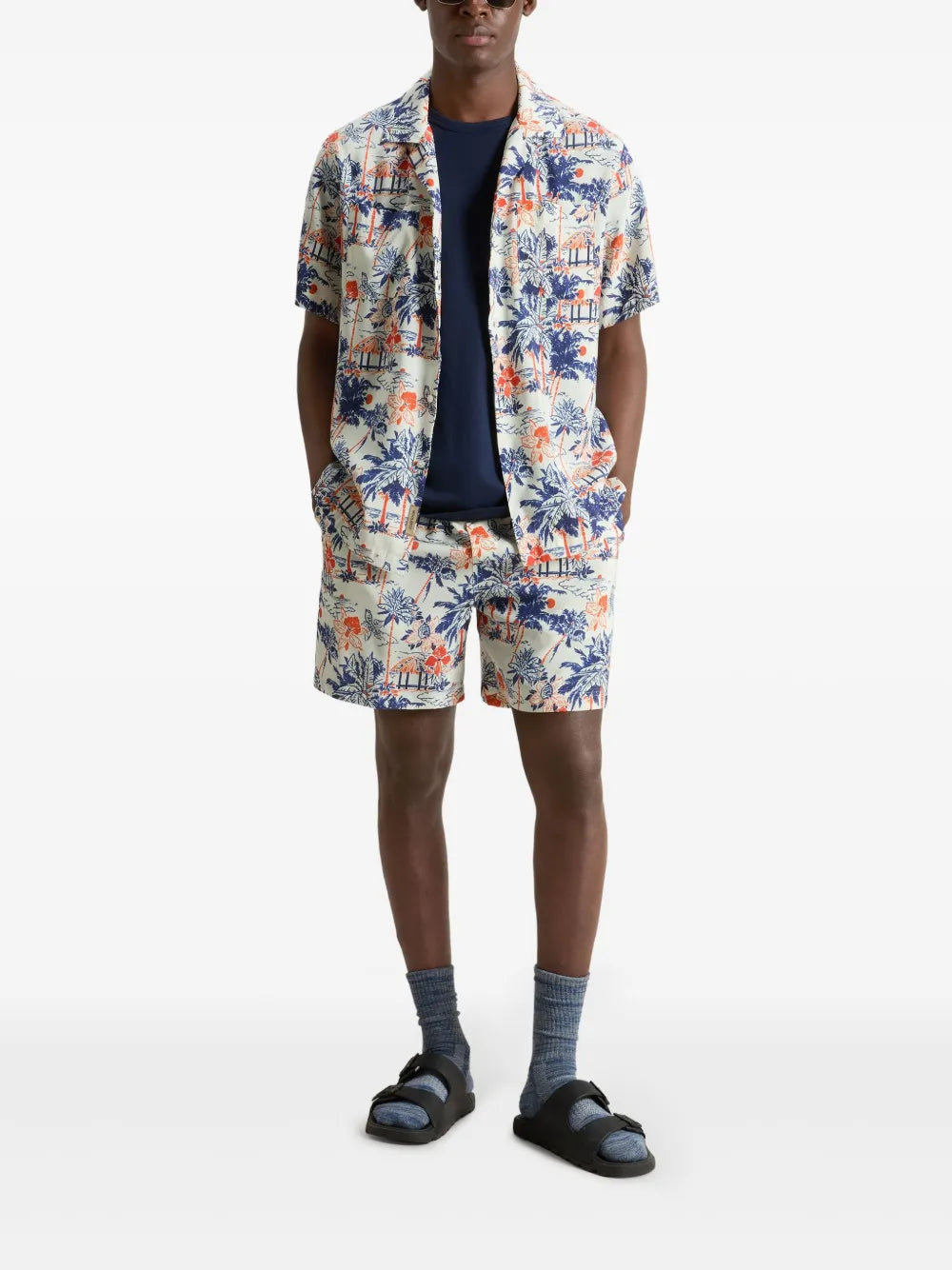 Woolrich graphic-print shirt