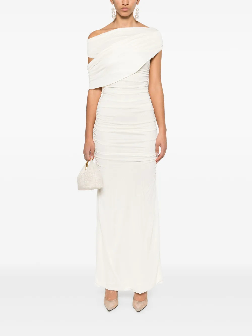 Blumarine  ruched maxi dress