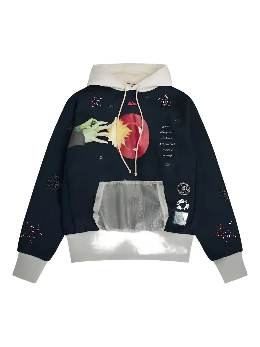 Advisory Board Crystals  Birthstone crystal-embellished hoodie