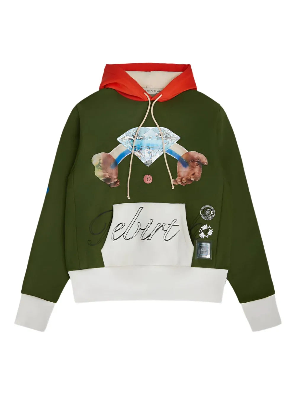 Advisory Board Crystals  Birthstone - April "Olive" hoodie