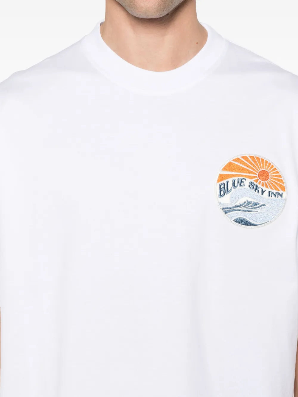BLUE SKY INN  Great Wave-patch T-shirt