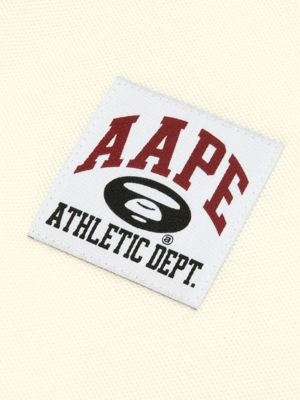 AAPE BY *A BATHING APE®  logo-patch polo shirt