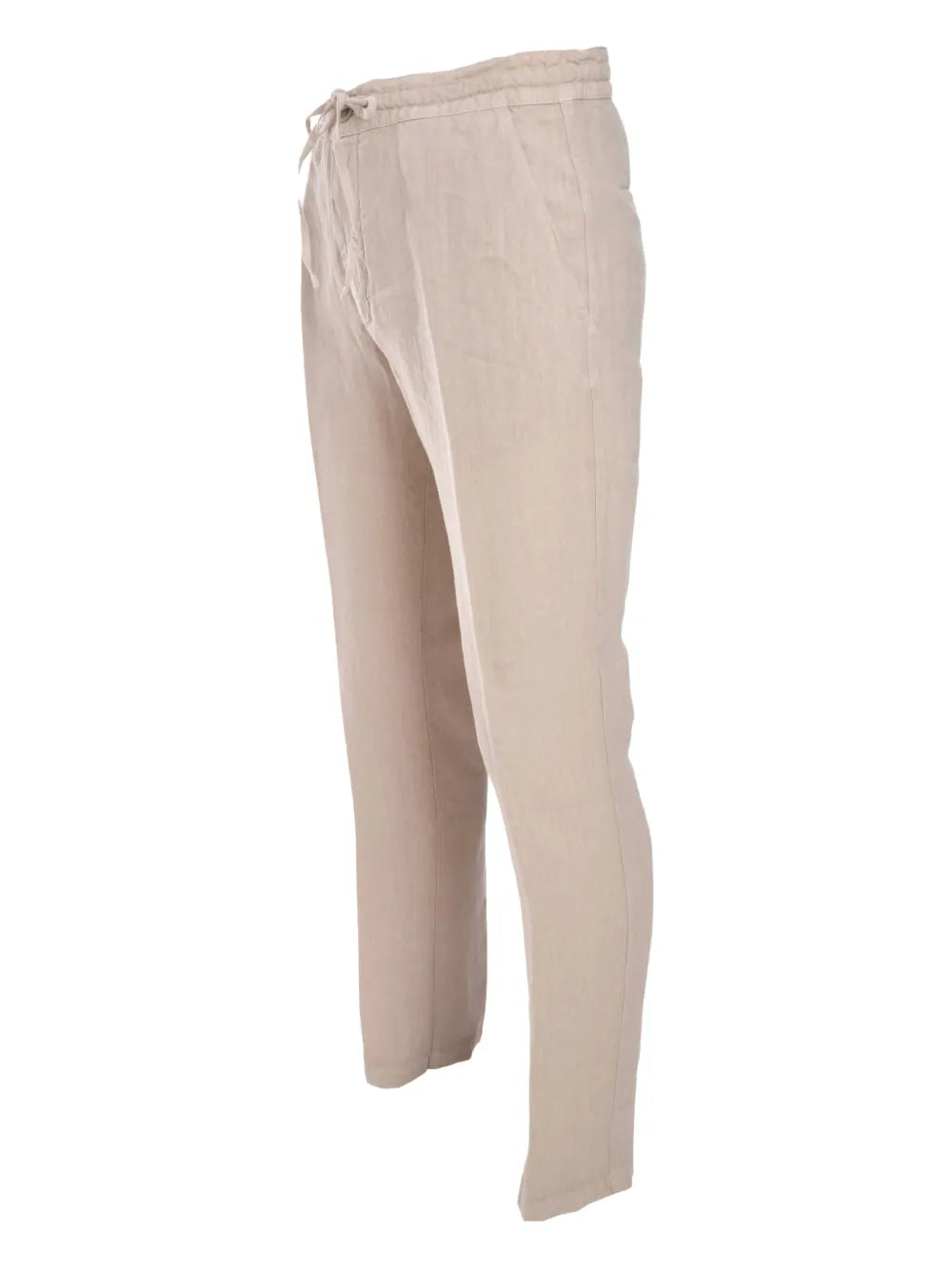 120% Lino  drawstring-waist trousers