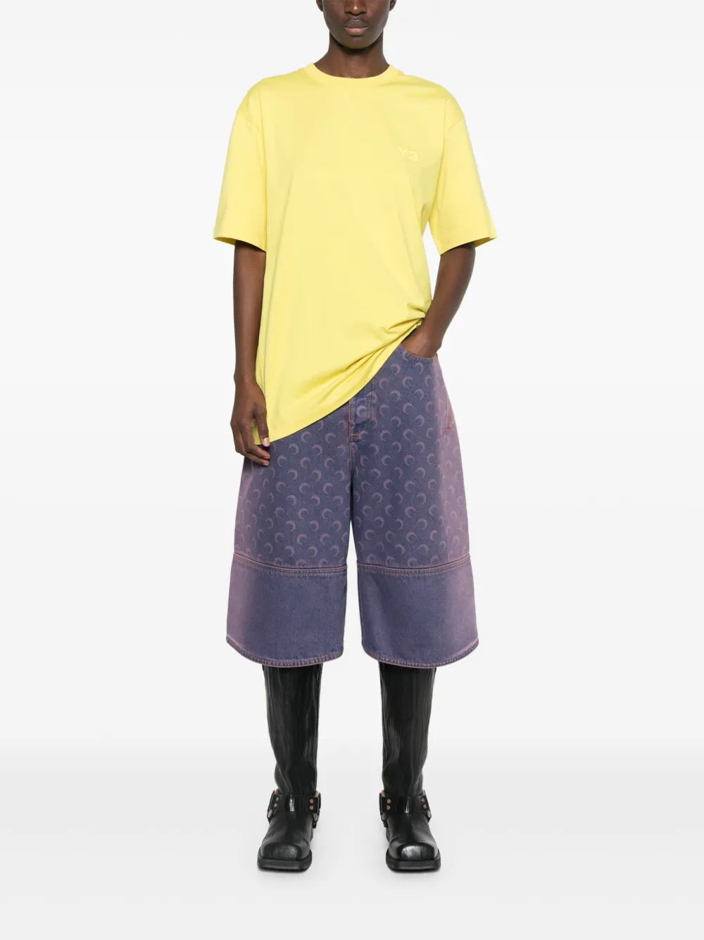 Y-3 logo-tape T-shirt
