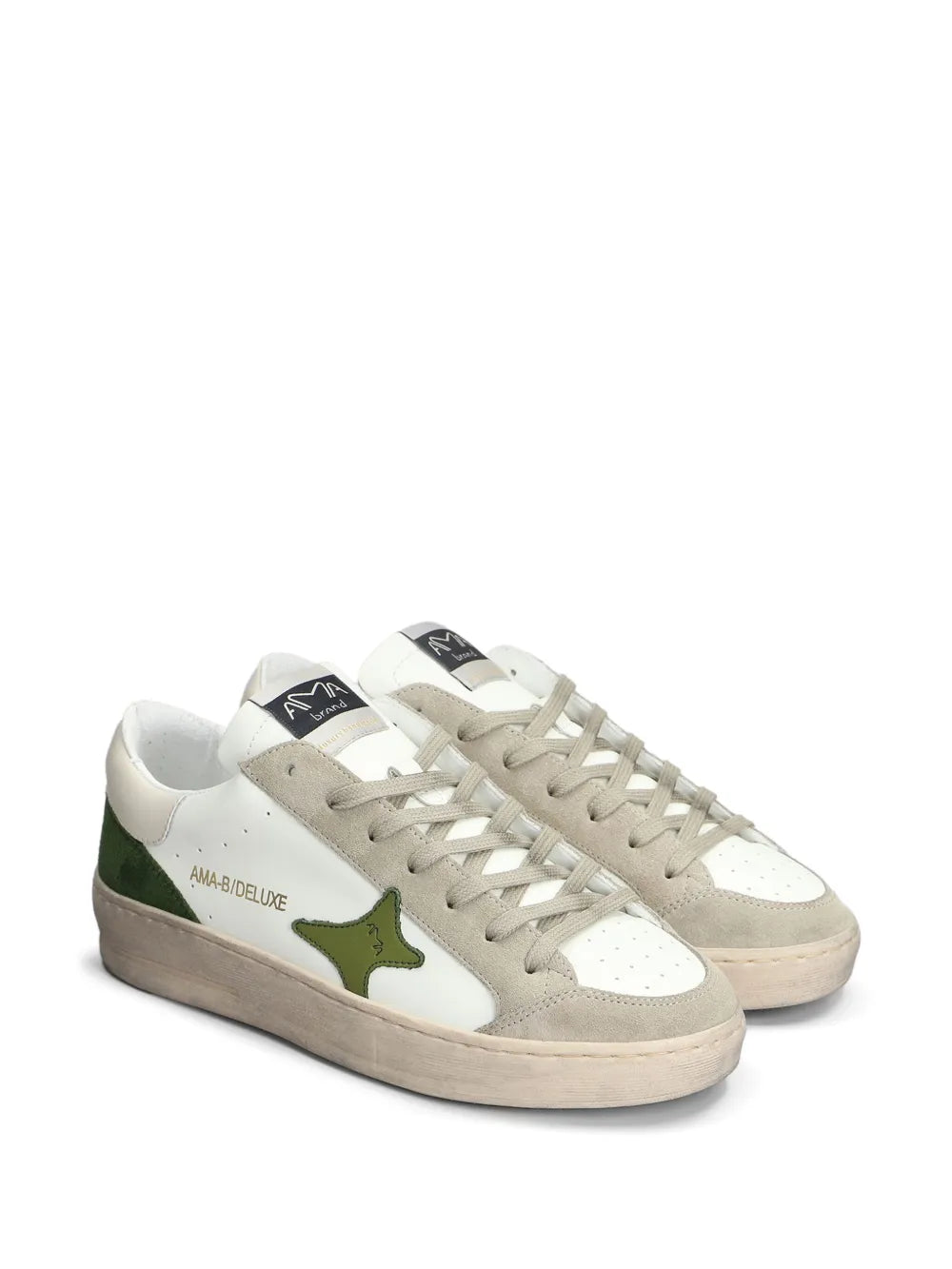 Ama Brand leather sneakers.