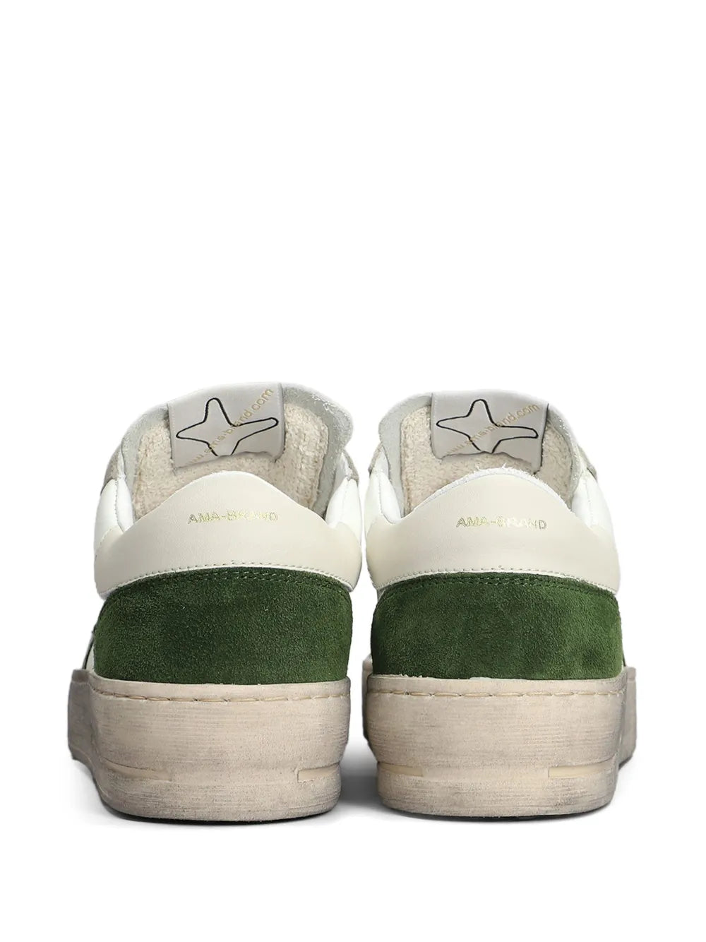 Ama Brand leather sneakers.