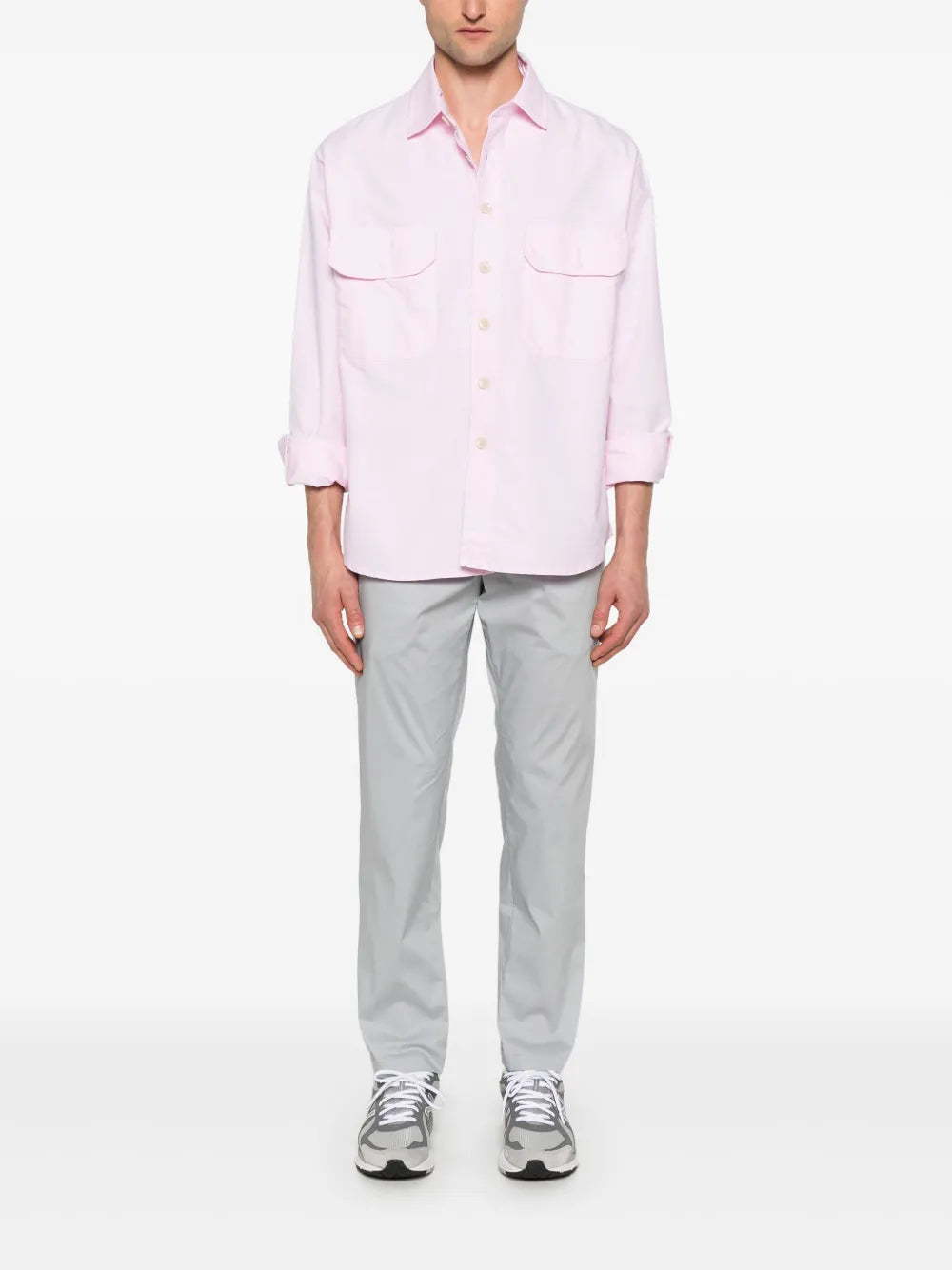 White Sand  belted chino trousers