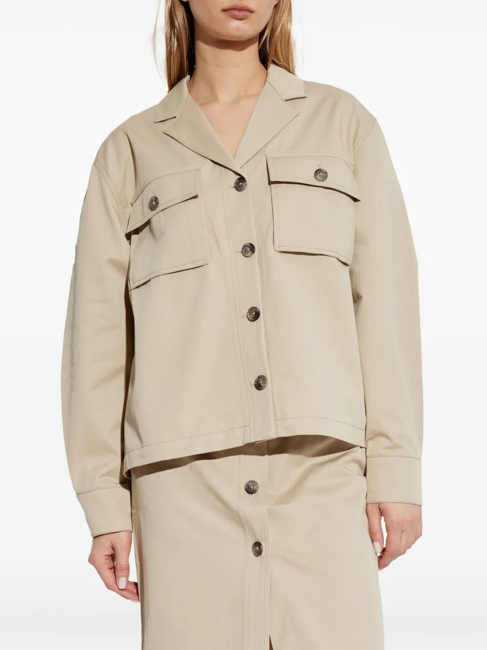 ANINE BING  cotton shirt jacket