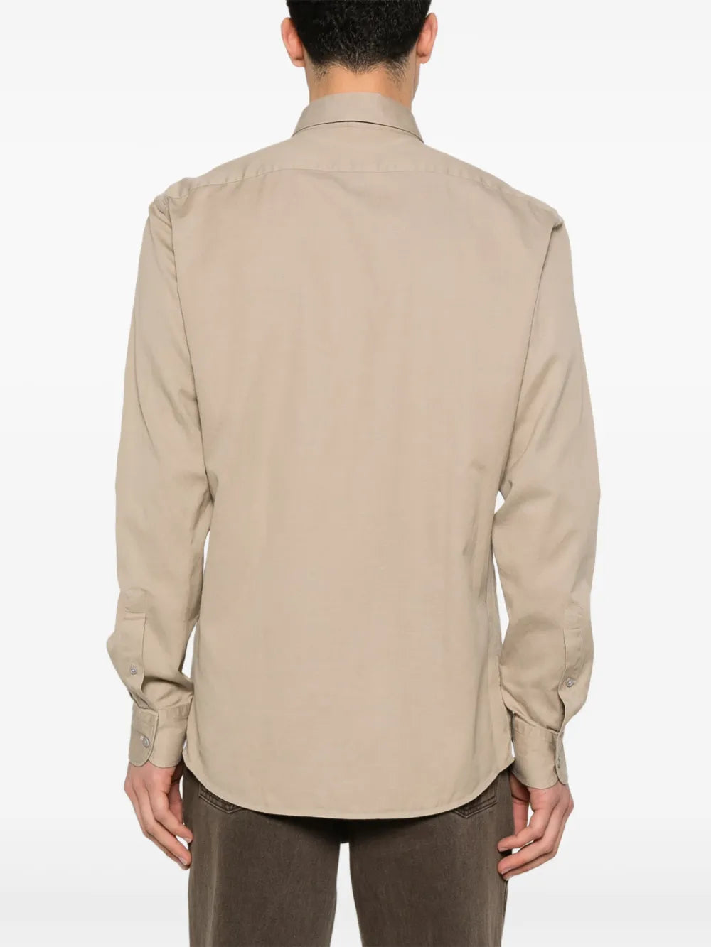 Zegna  spread-collar shirt