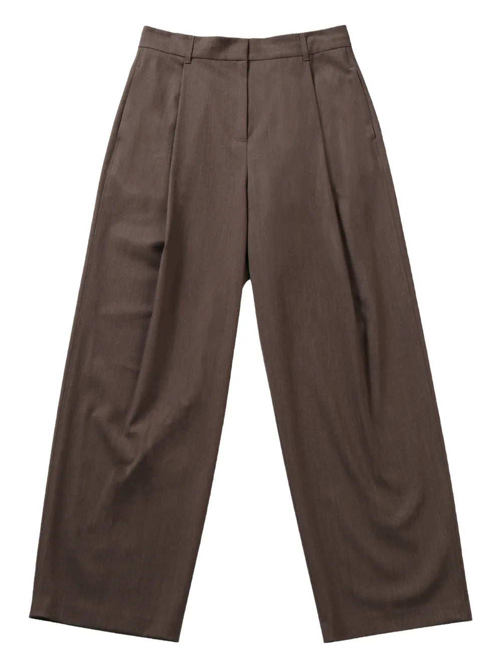 Amomento pleat-detail trousers