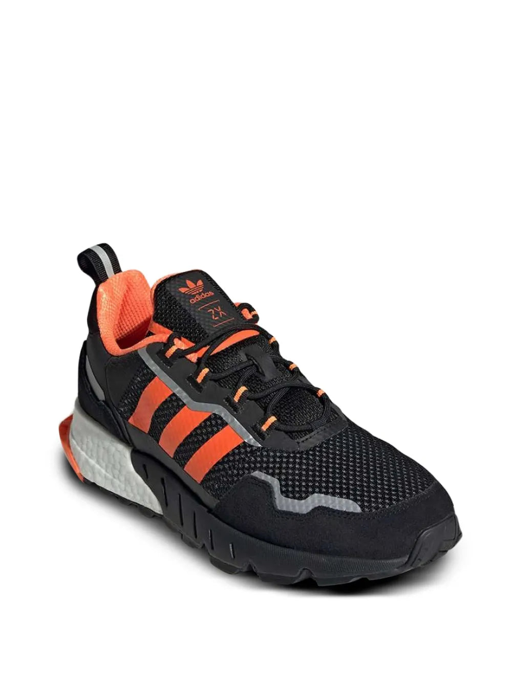 adidas  ZX 1K Boost "Black/Solar Orange" sneakers
