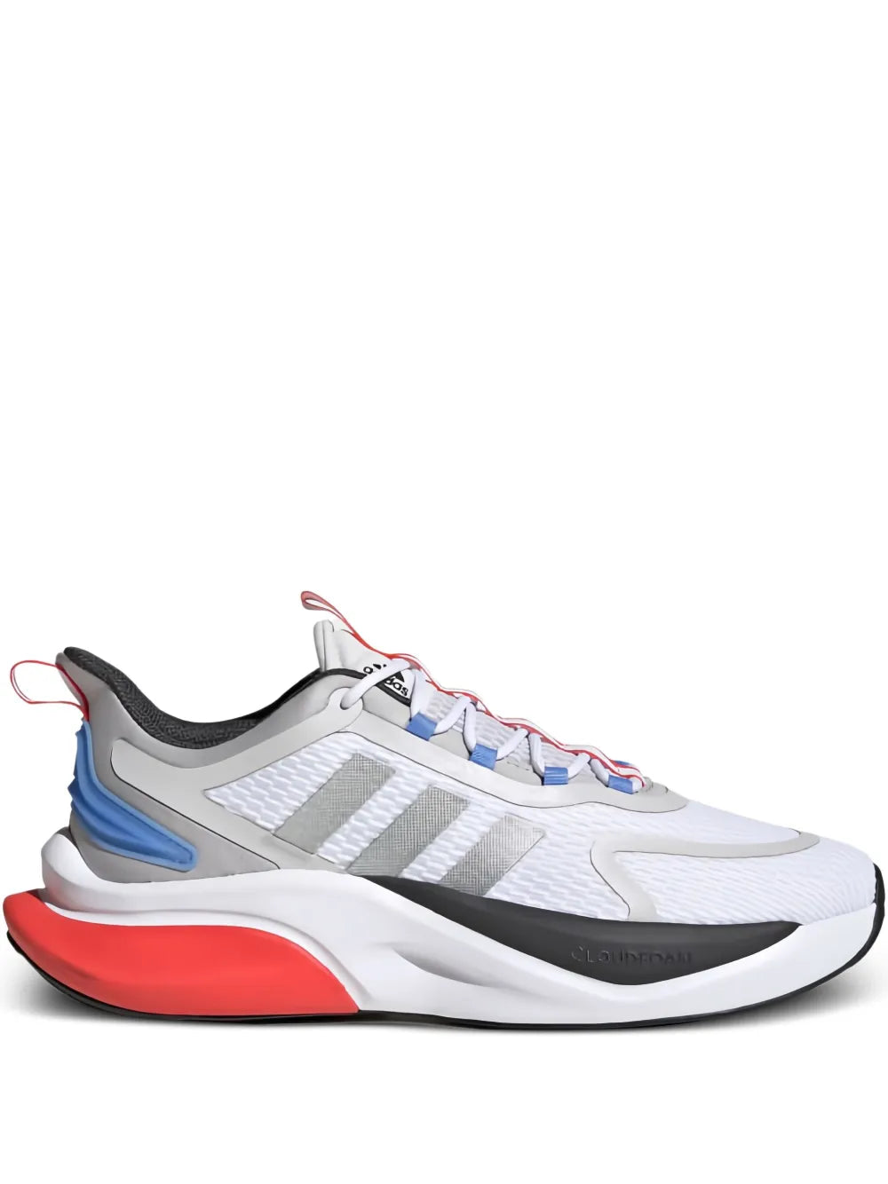 adidas Alphabounce Plus "Cloud White/Silver Metallic/Blue Fusion" sneakers