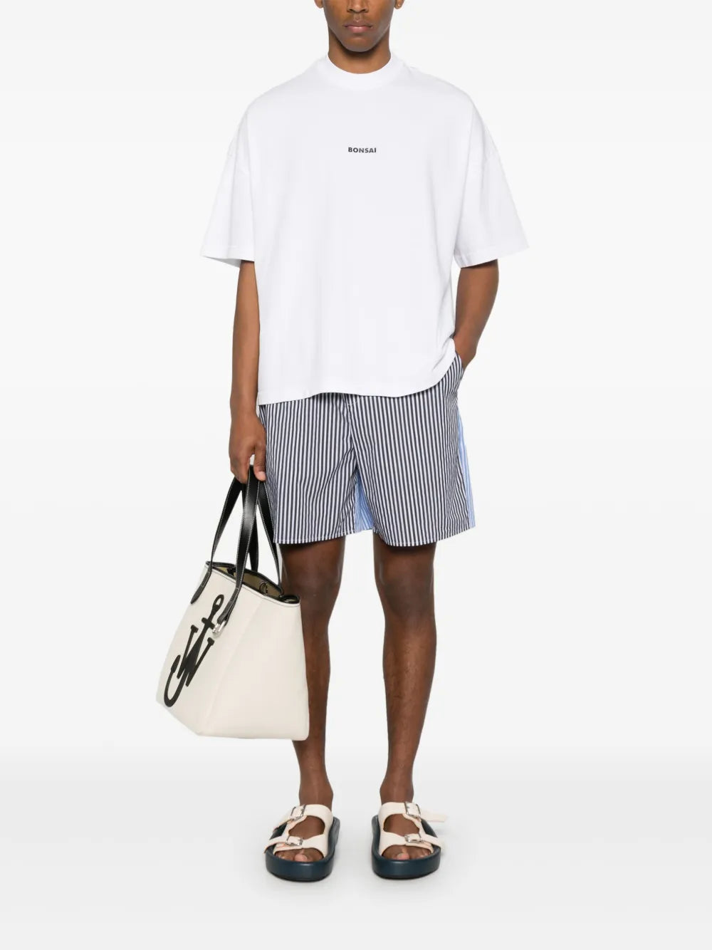Bonsai  jersey-texture T-shirt