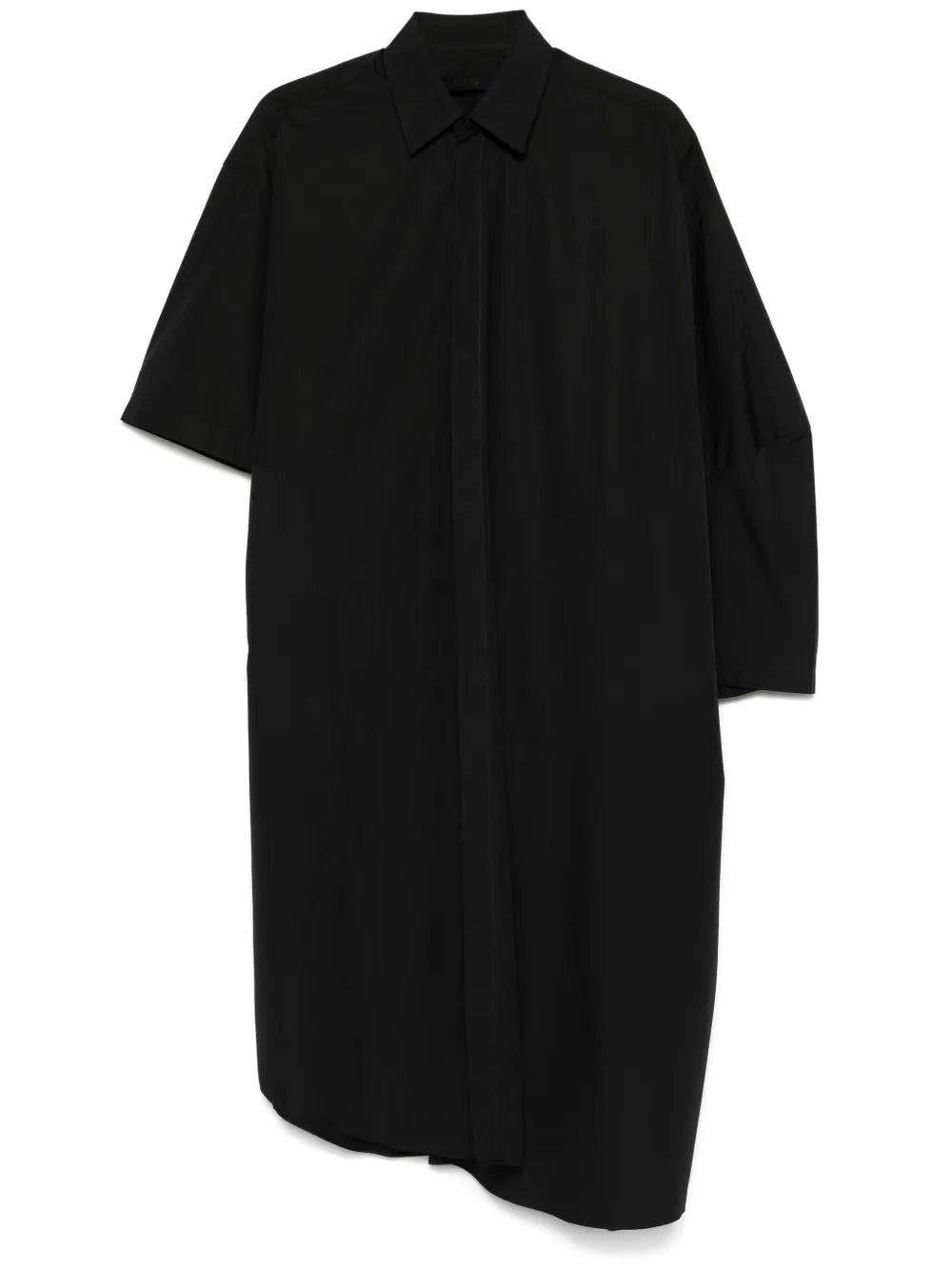ALAINPAUL  extended shirt midi dress