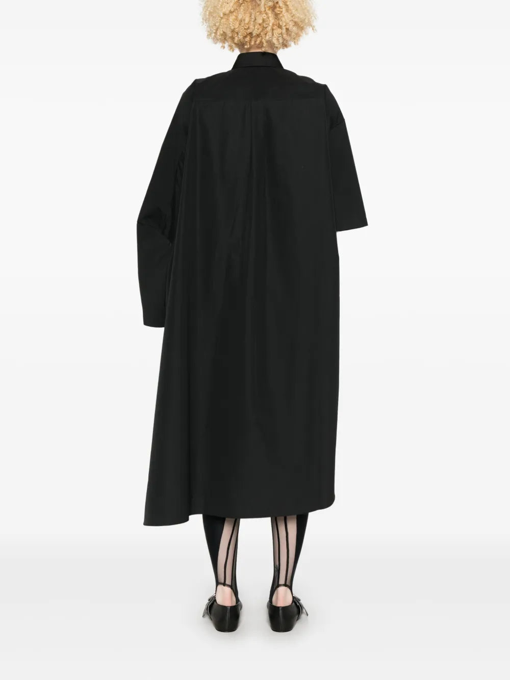 ALAINPAUL  extended shirt midi dress