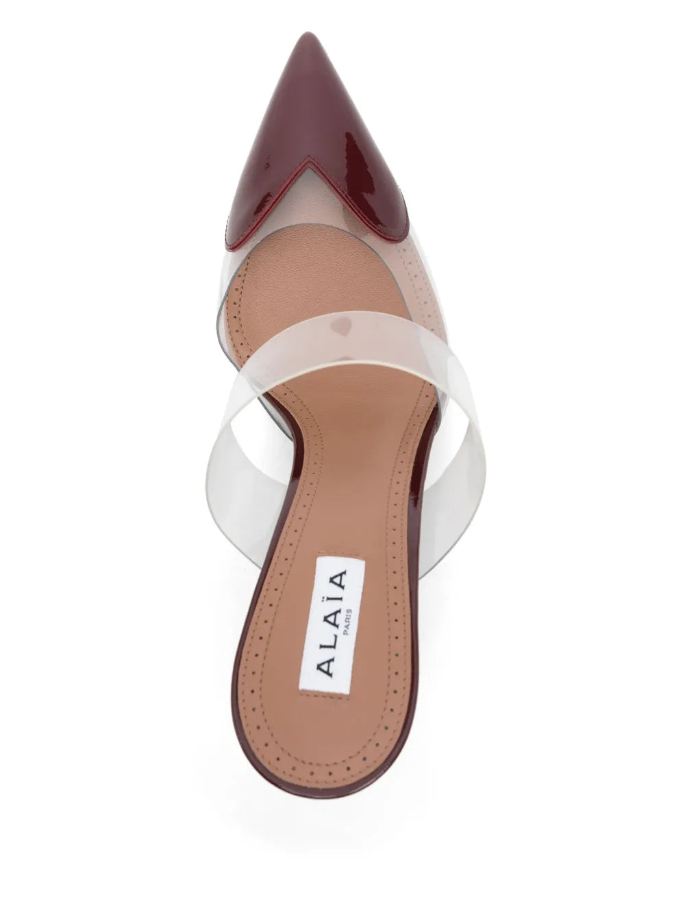 Alaïa  90mm Coeur heeled mules