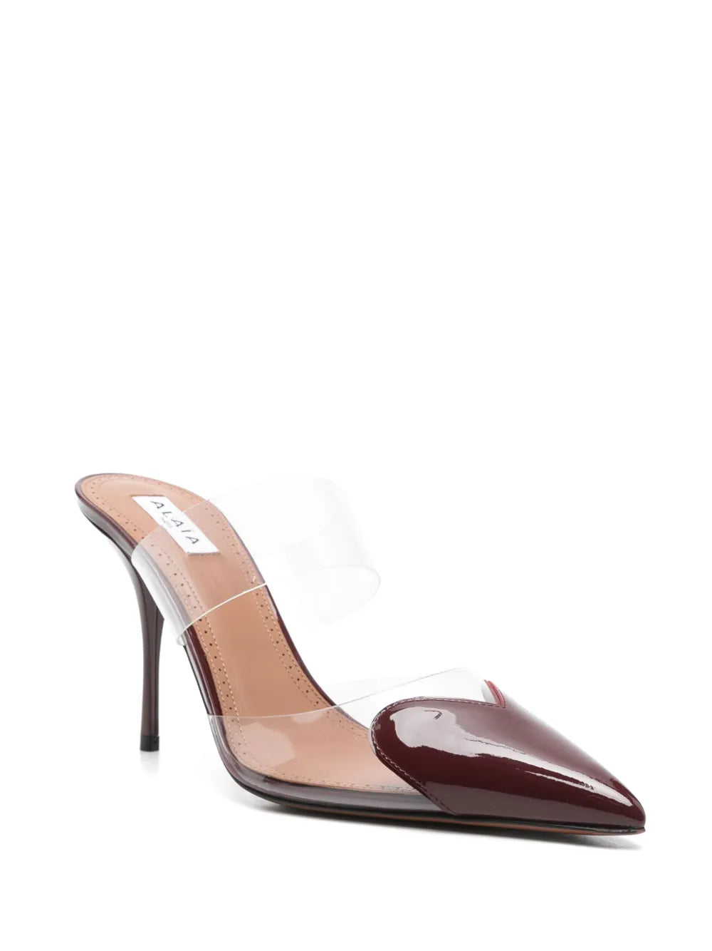 Alaïa  90mm Coeur heeled mules
