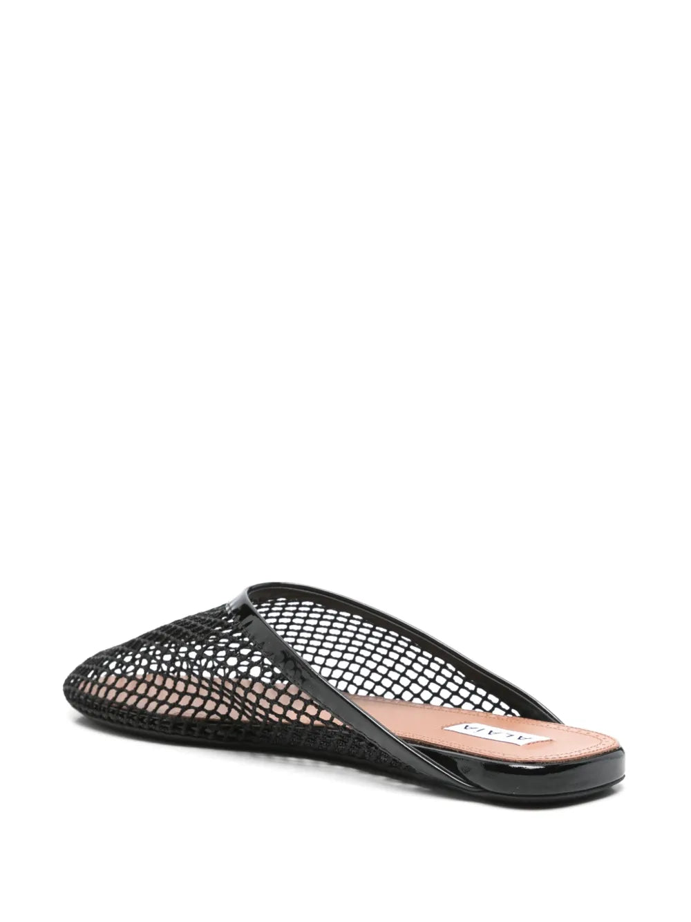 Alaïa leather flat mules