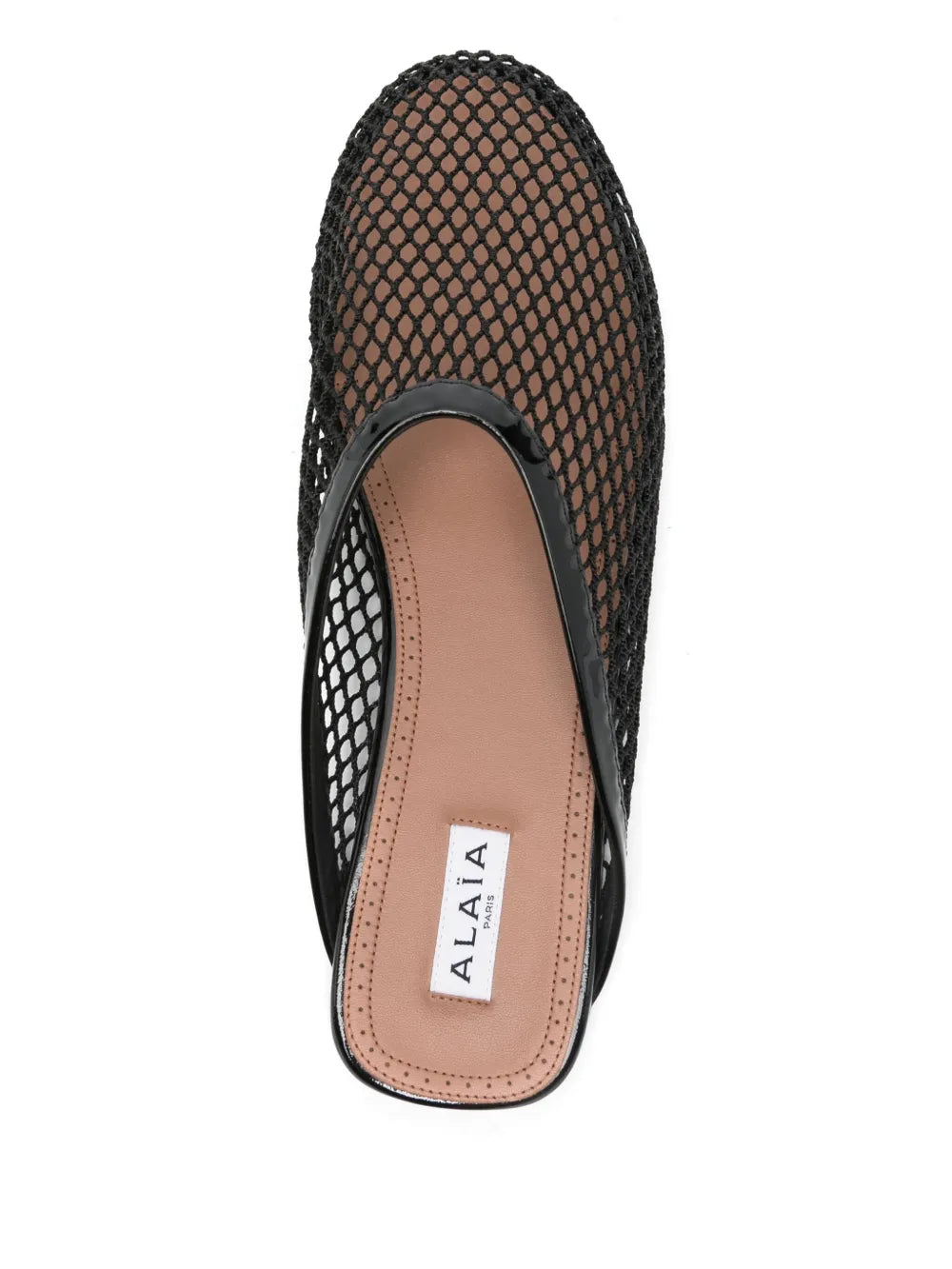 Alaïa leather flat mules