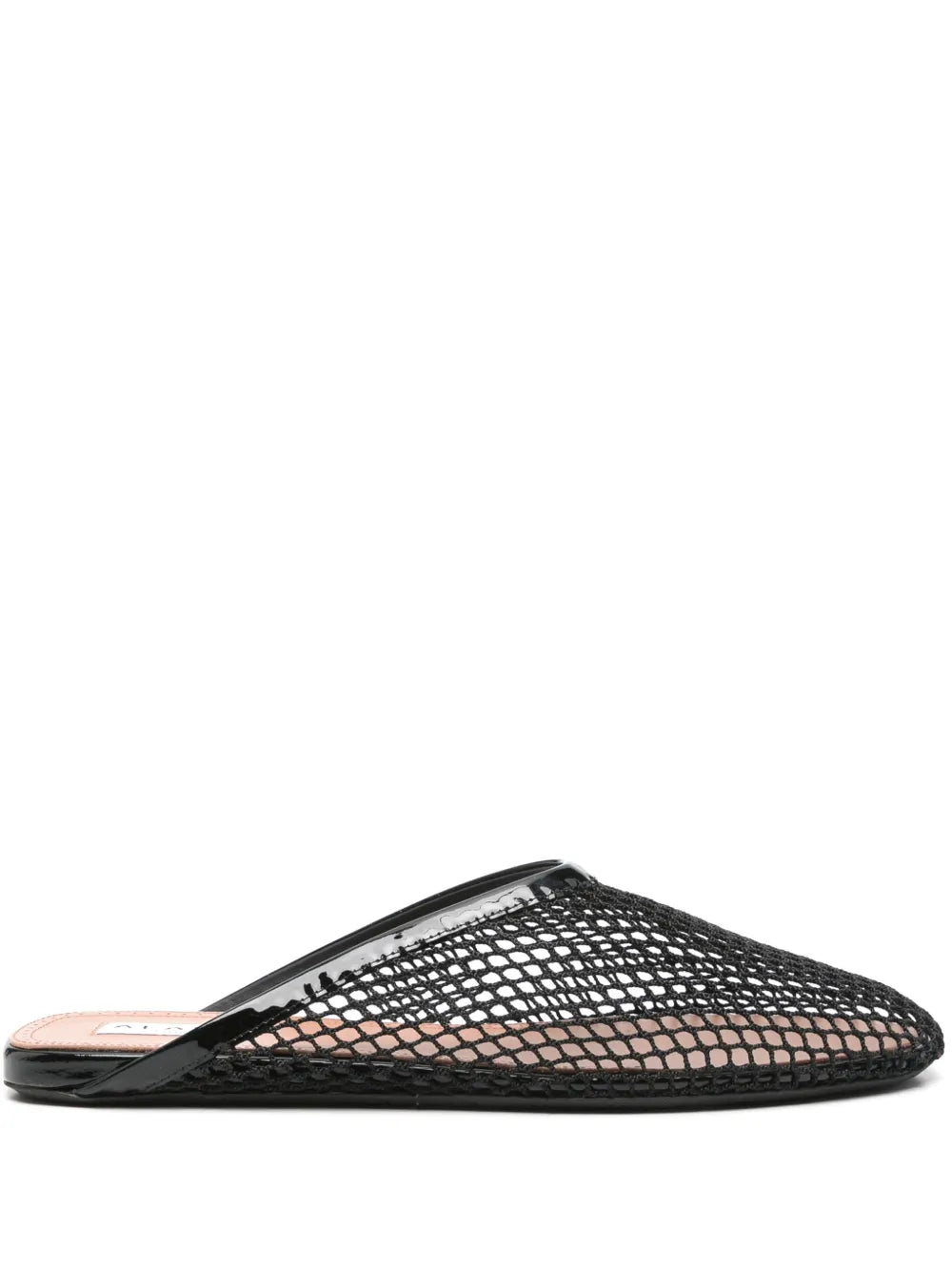 Alaïa leather flat mules