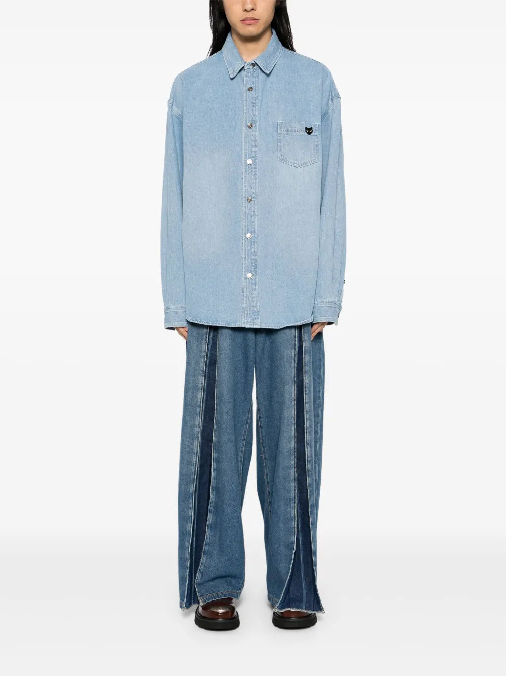ZZERO BY SONGZIO  denim shirt
