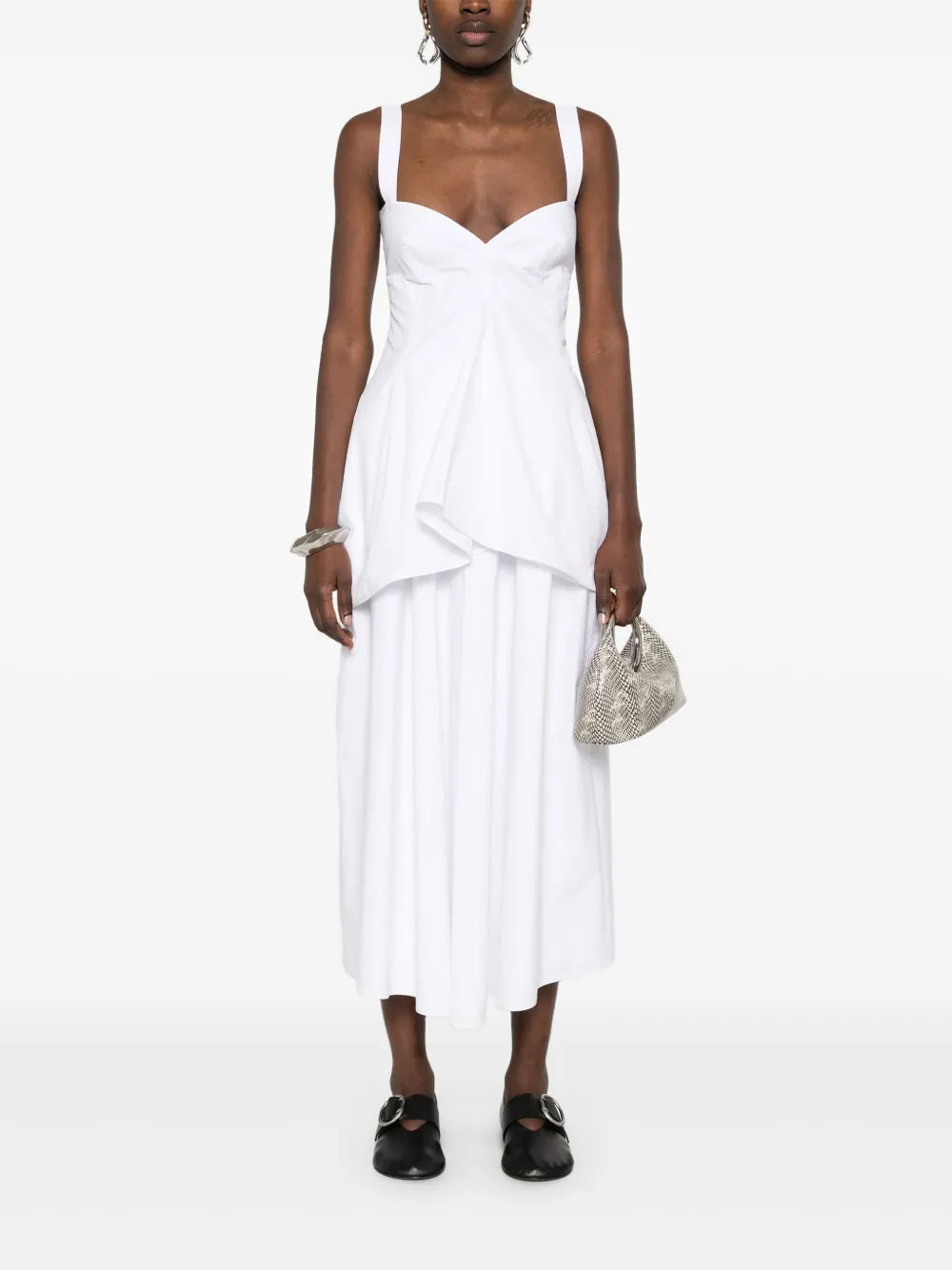 Carven  cotton midi skirt