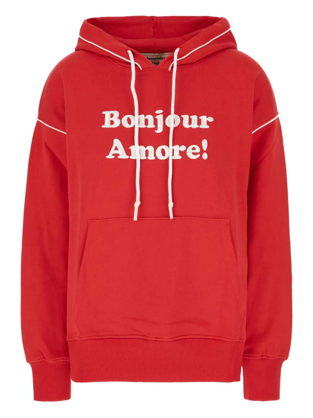 alessandro enriquez  embroidered-detail hoodie