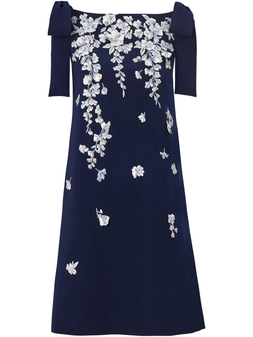 Carolina Herrera  floral embroidered shift dress