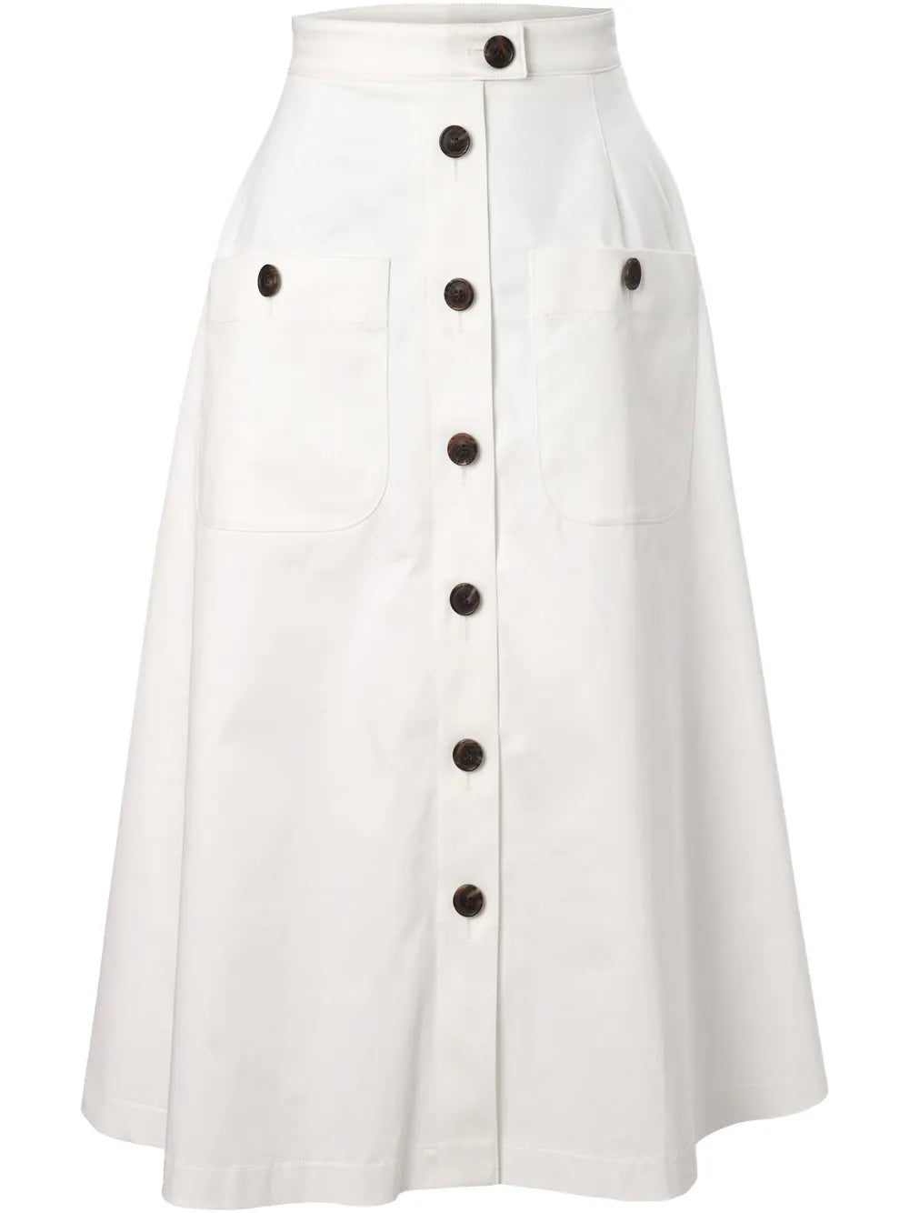 Carolina Herrera  poplin midi skirt