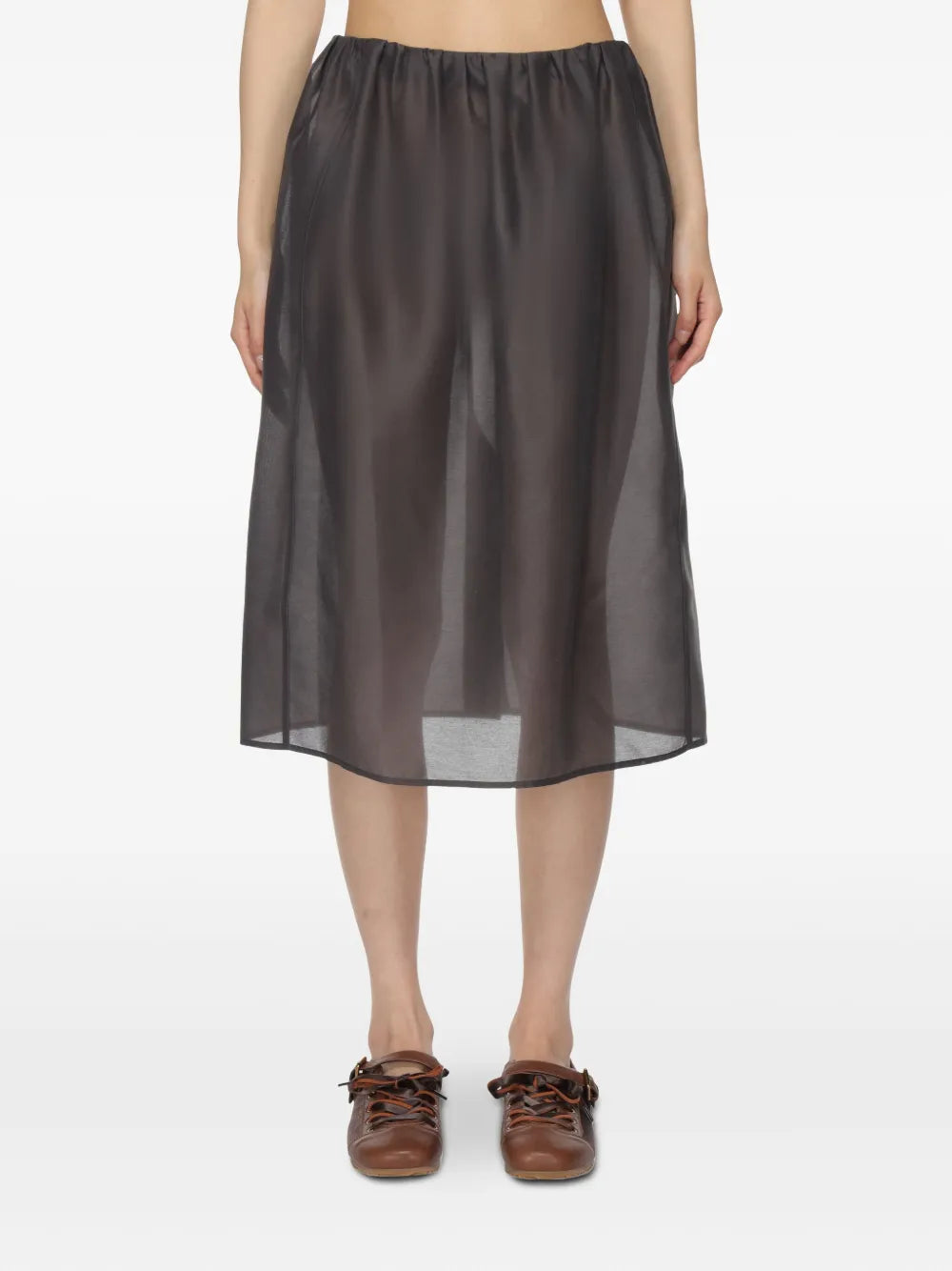 Amomento  shirring skirt