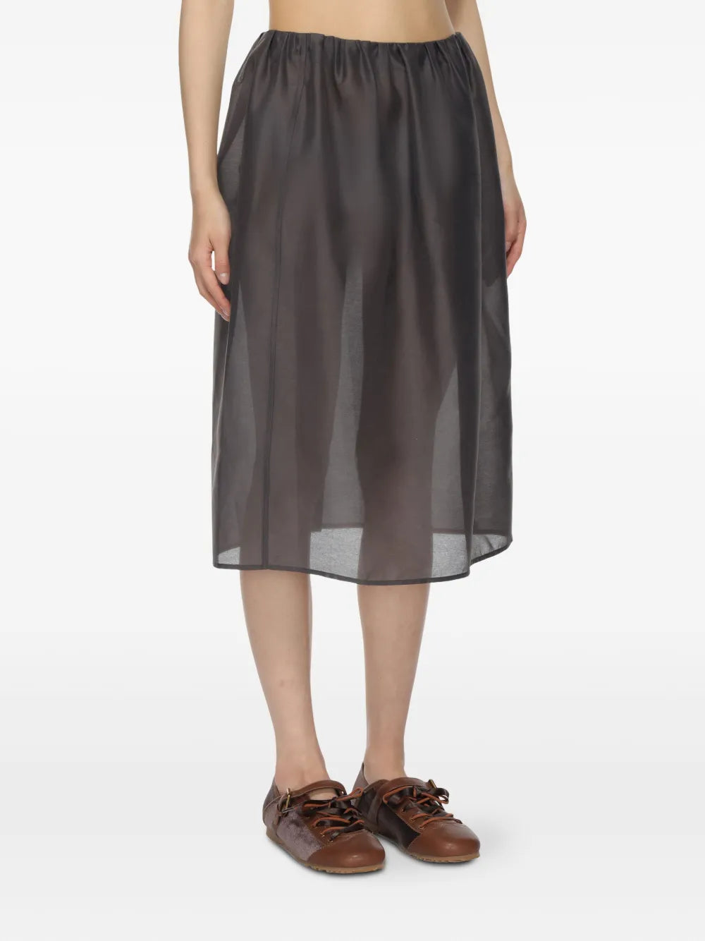Amomento  shirring skirt