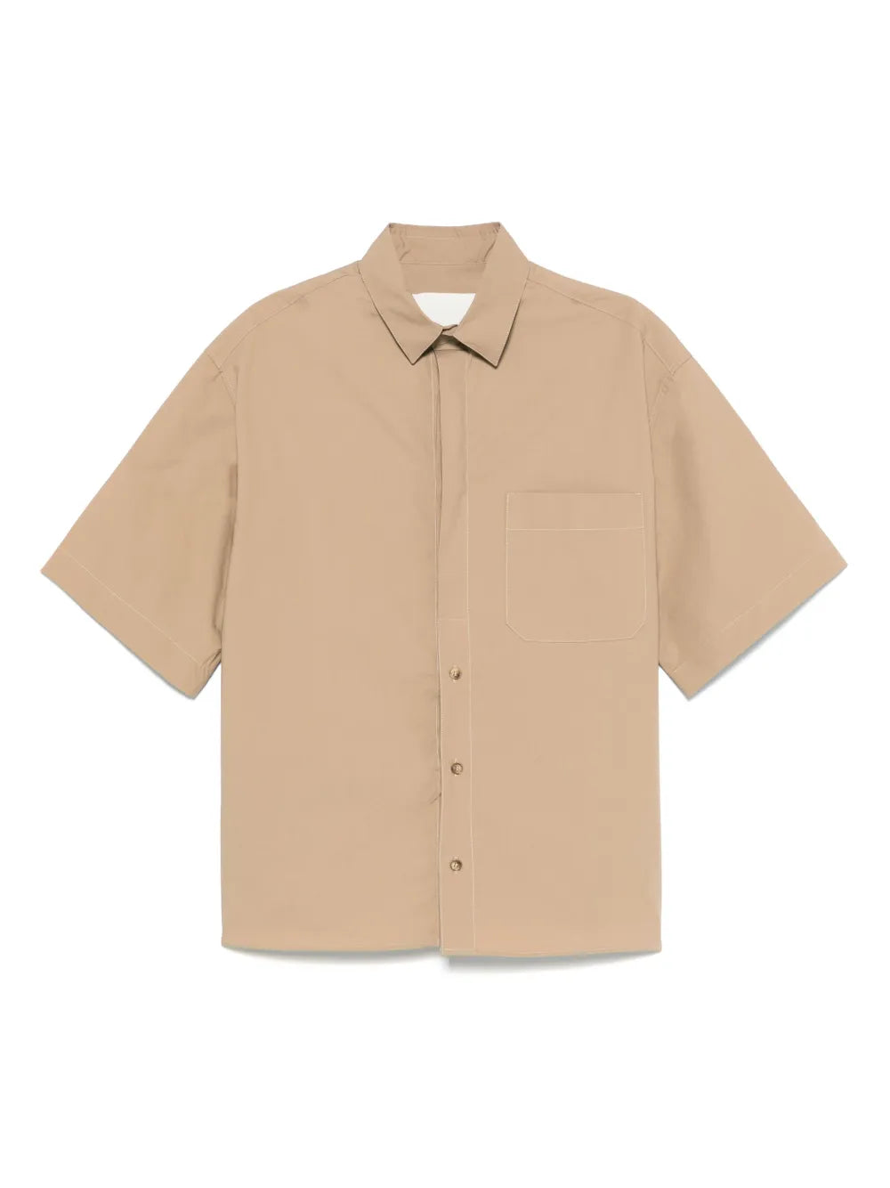 A Paper Kid  cut-away-collar shirt