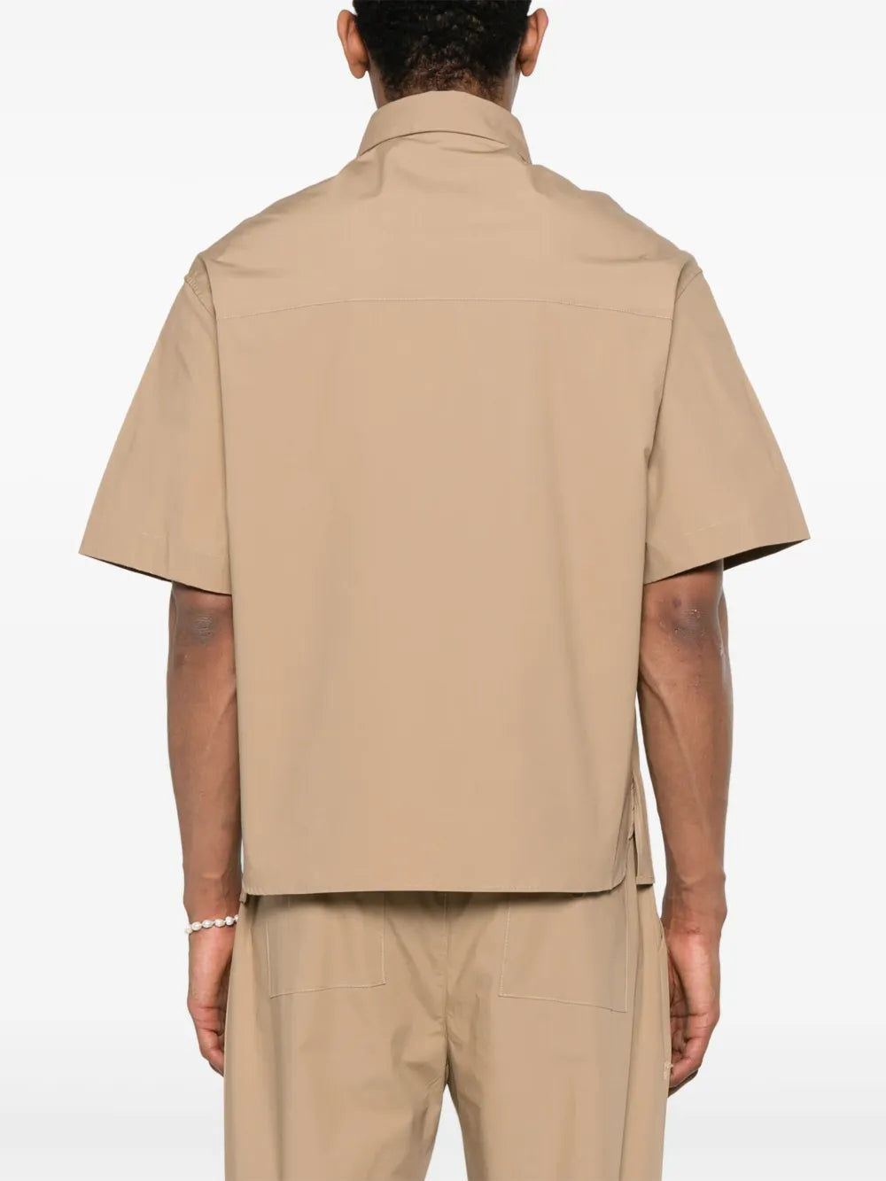 A Paper Kid  cut-away-collar shirt