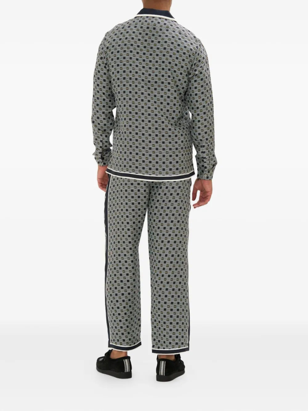 Camilla  long-sleeve pattern shirt