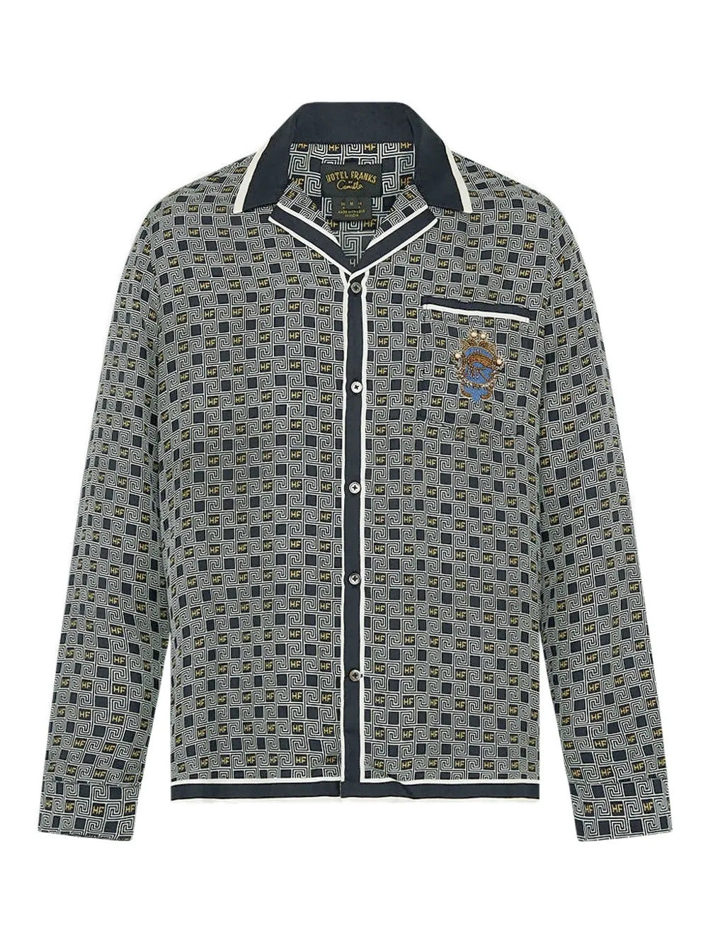 Camilla  long-sleeve pattern shirt
