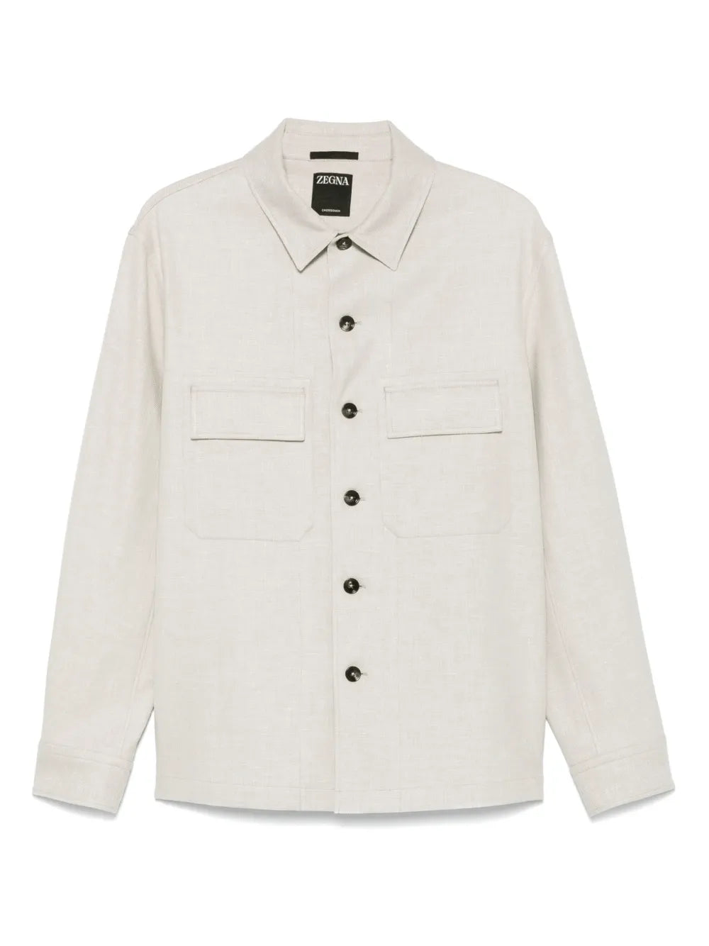 Zegna  cut-away-collar shirt