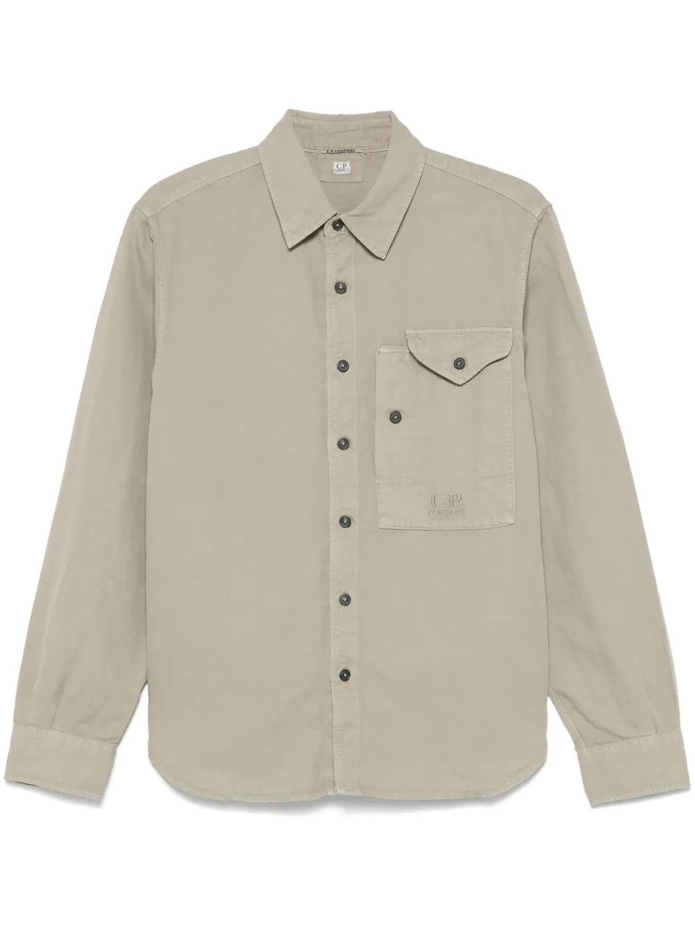 C.P. Company  embroidered-logo shirt