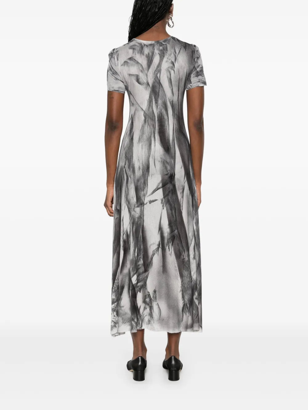 Avant Toi graphic-print midi dress