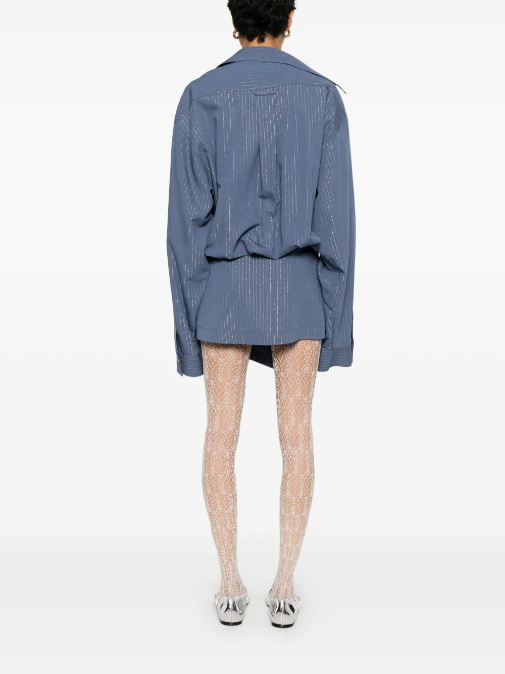 A Paper Kid pinstriped mini dress