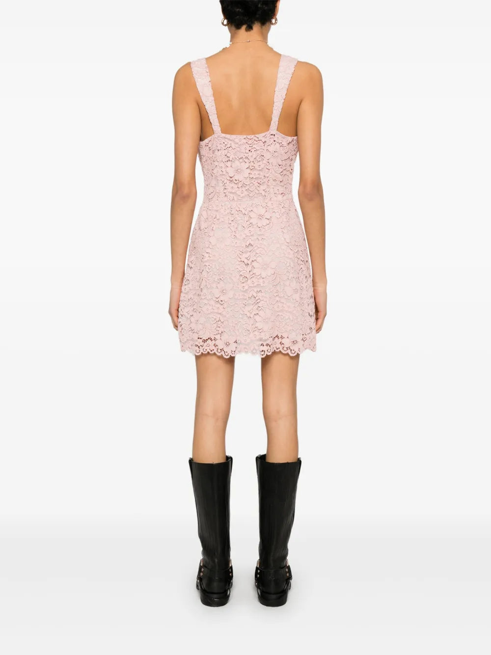 A Paper Kid corded-lace mini dress