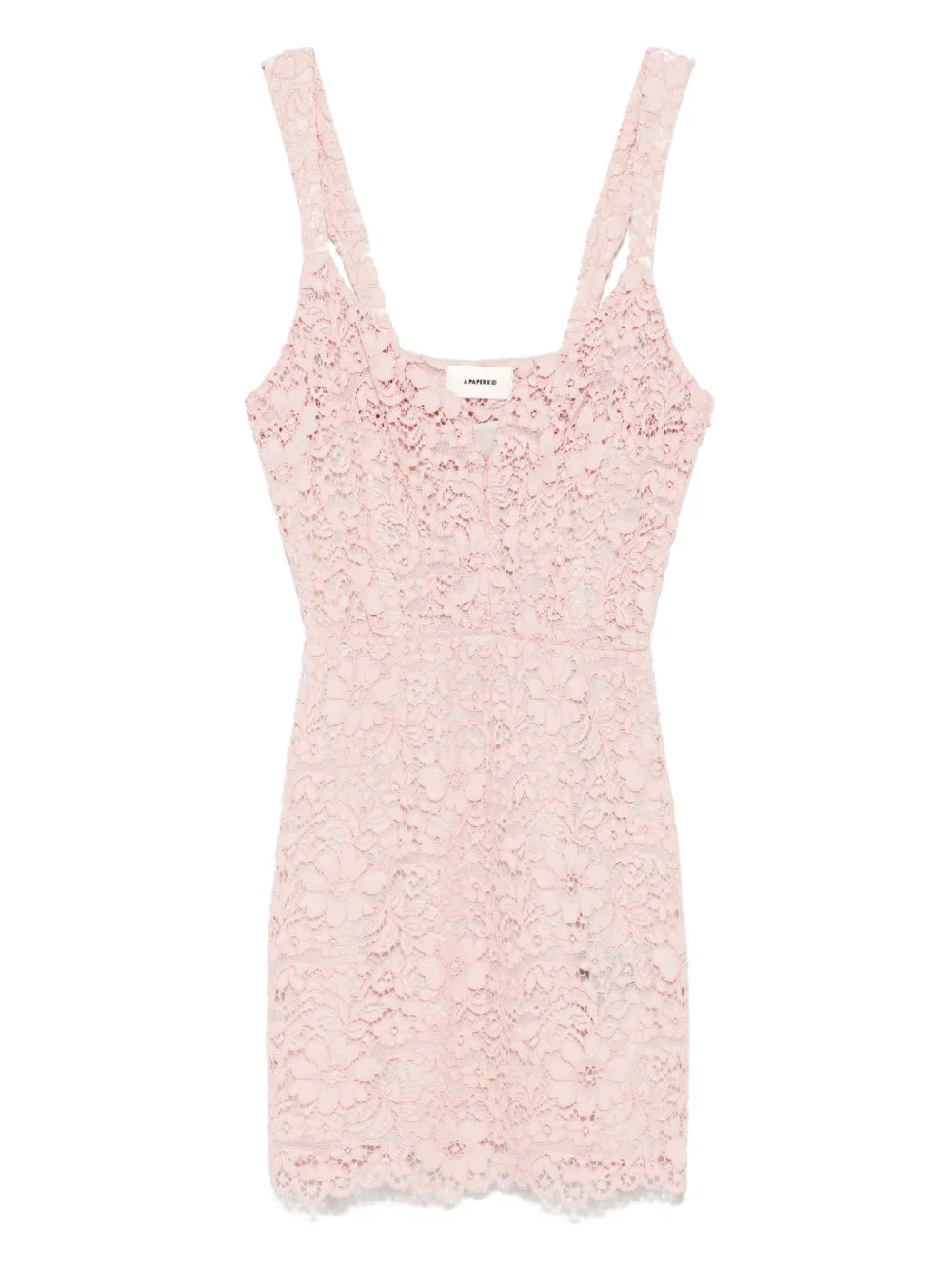 A Paper Kid corded-lace mini dress