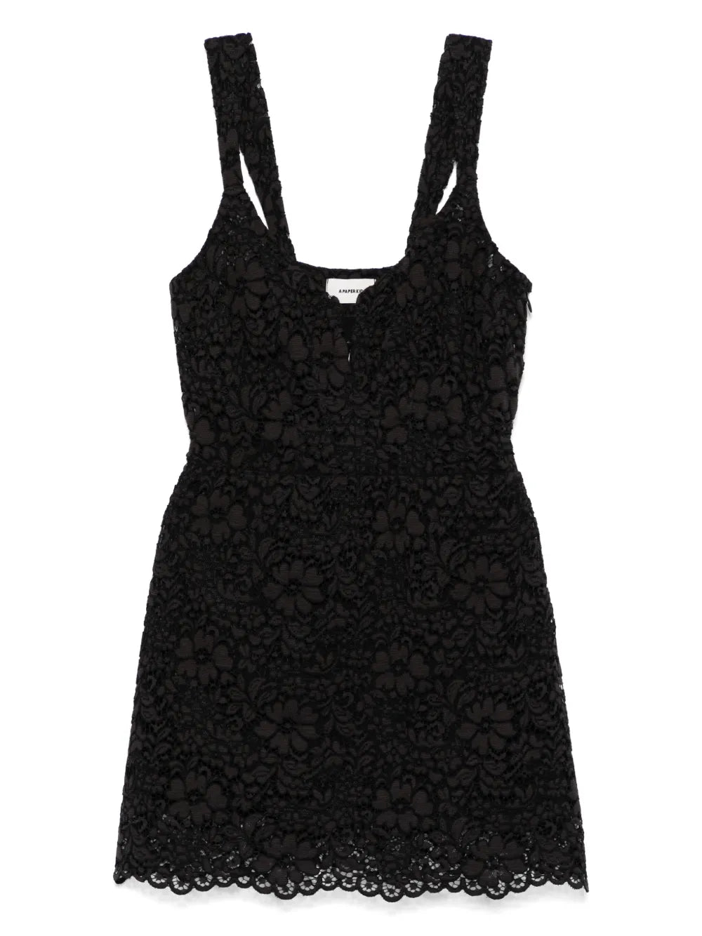 A Paper Kid corded-lace mini dress