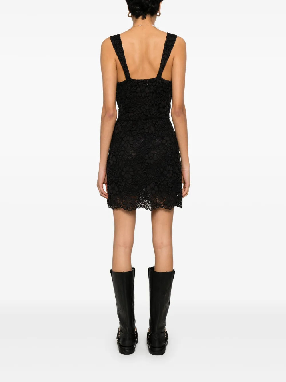 A Paper Kid corded-lace mini dress