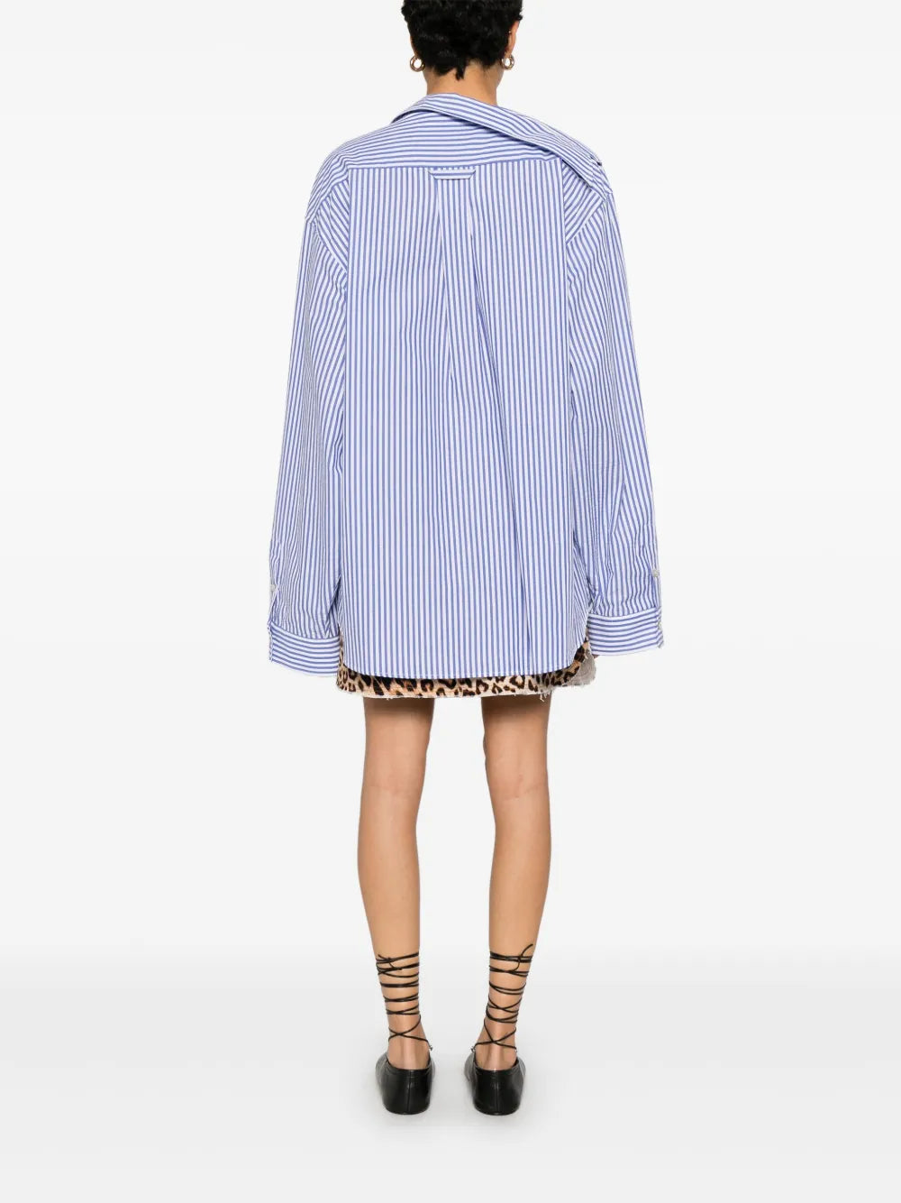 A Paper Kid  candy-striped shirt