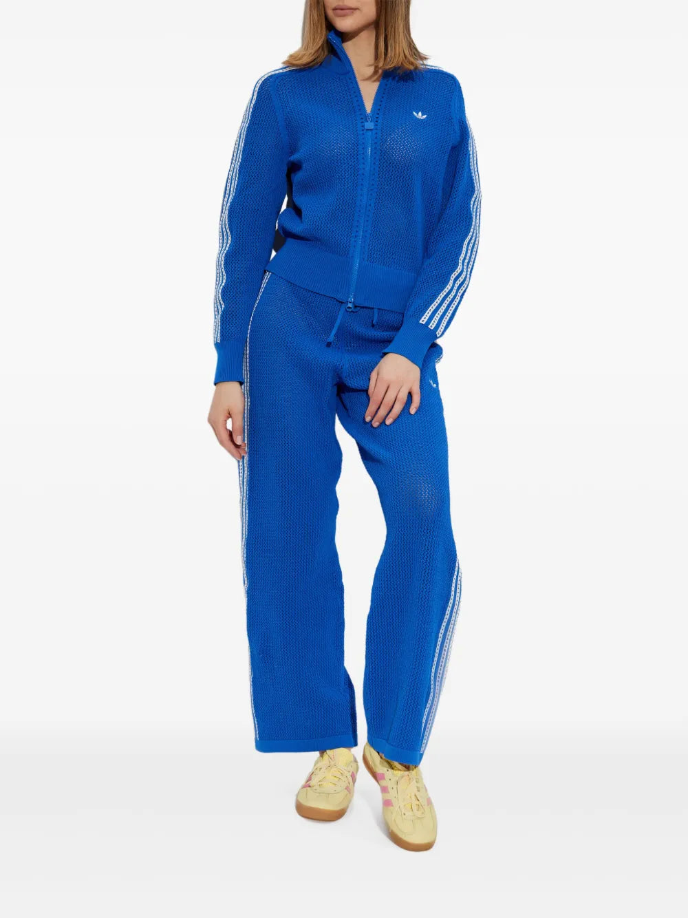 adidas logo-embroidered track pants