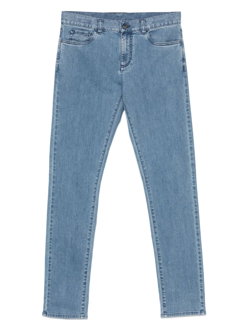 Canali  logo-patch jeans