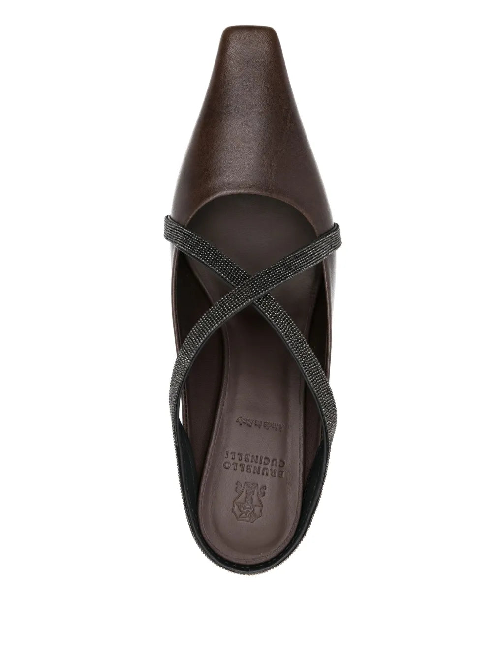 Brunello Cucinelli  60mm Monili-strap mules